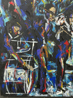 Ma Rainey and Her Georgia Jazz Band by Kent Paulette - Authentic Original Acrylic on Canvas