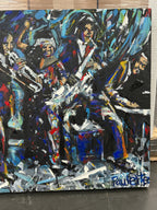 Ma Rainey and Her Georgia Jazz Band by Kent Paulette - Authentic Original Acrylic on Canvas