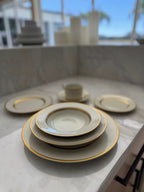 Late 20th Century Mikasa Antique Lace Fine China - 85 Pieces, 6 piece place setting