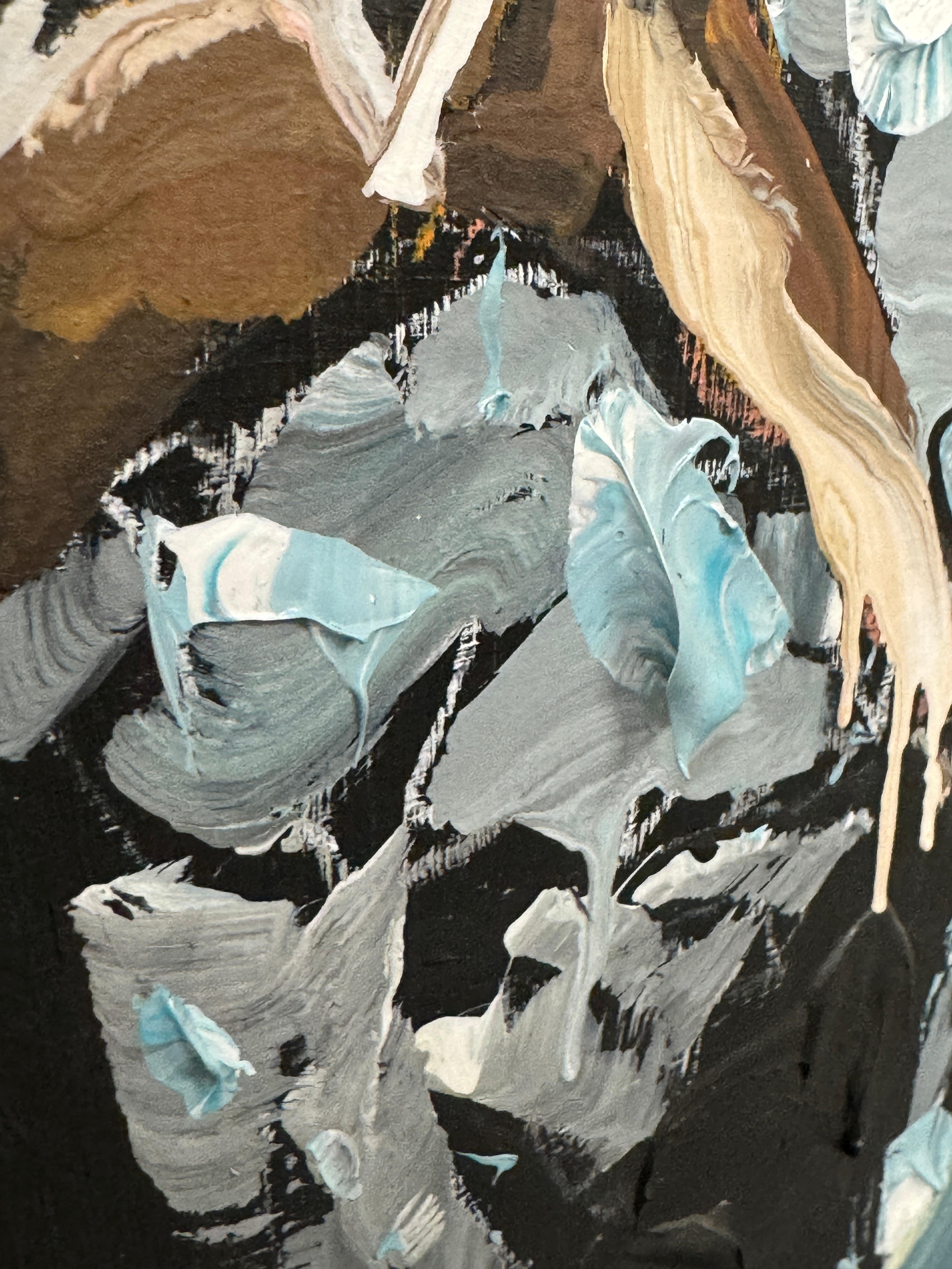 Chemistry at the Ballroom by Kent Paulette - Authentic Original Acrylic on Canvas - Dancers Painting