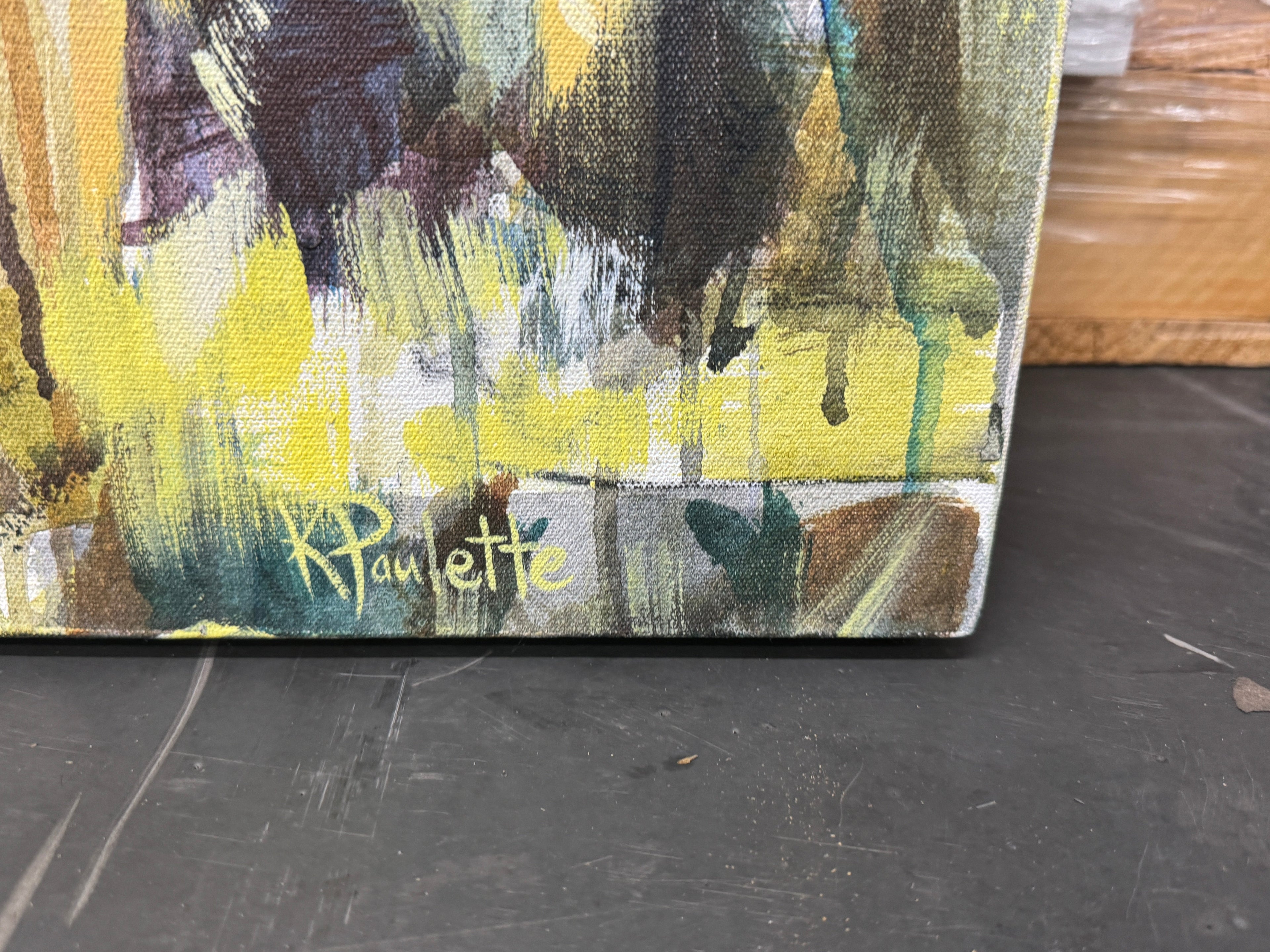 A Shaman's Dream by Kent Paulette - Authentic Original Acrylic on Canvas - Horse Painting