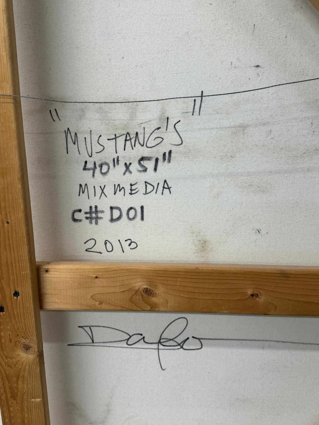 "Ellie & Sallie Mae" the Mustangs by David "Dalo" Banegas - Equestrian Horse Painting, Big Sky Chic, Modern Cowboy, Western Yellowstone