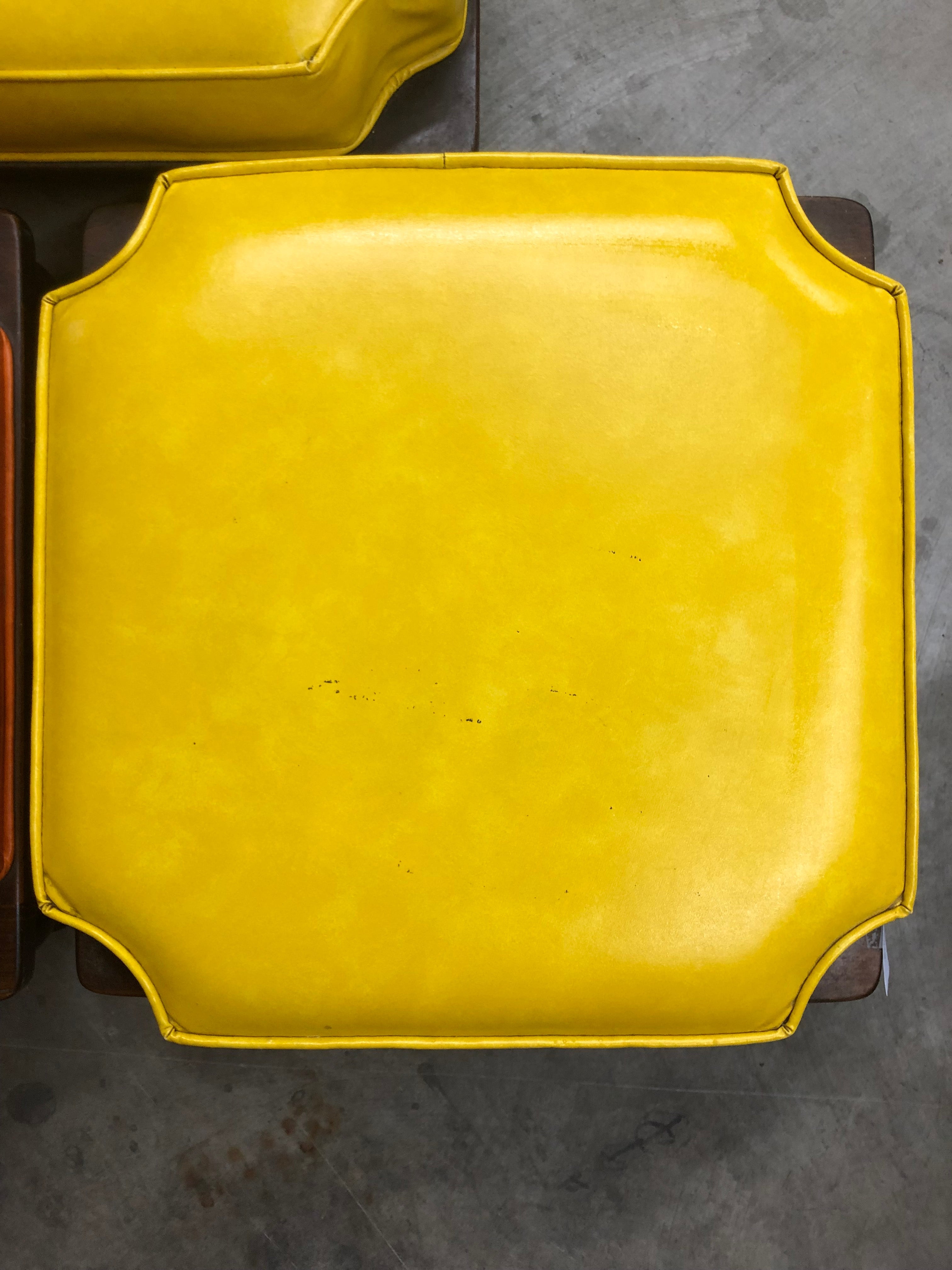 Vintage 1960s Ethan Allen Stacking Stools- Set of 3