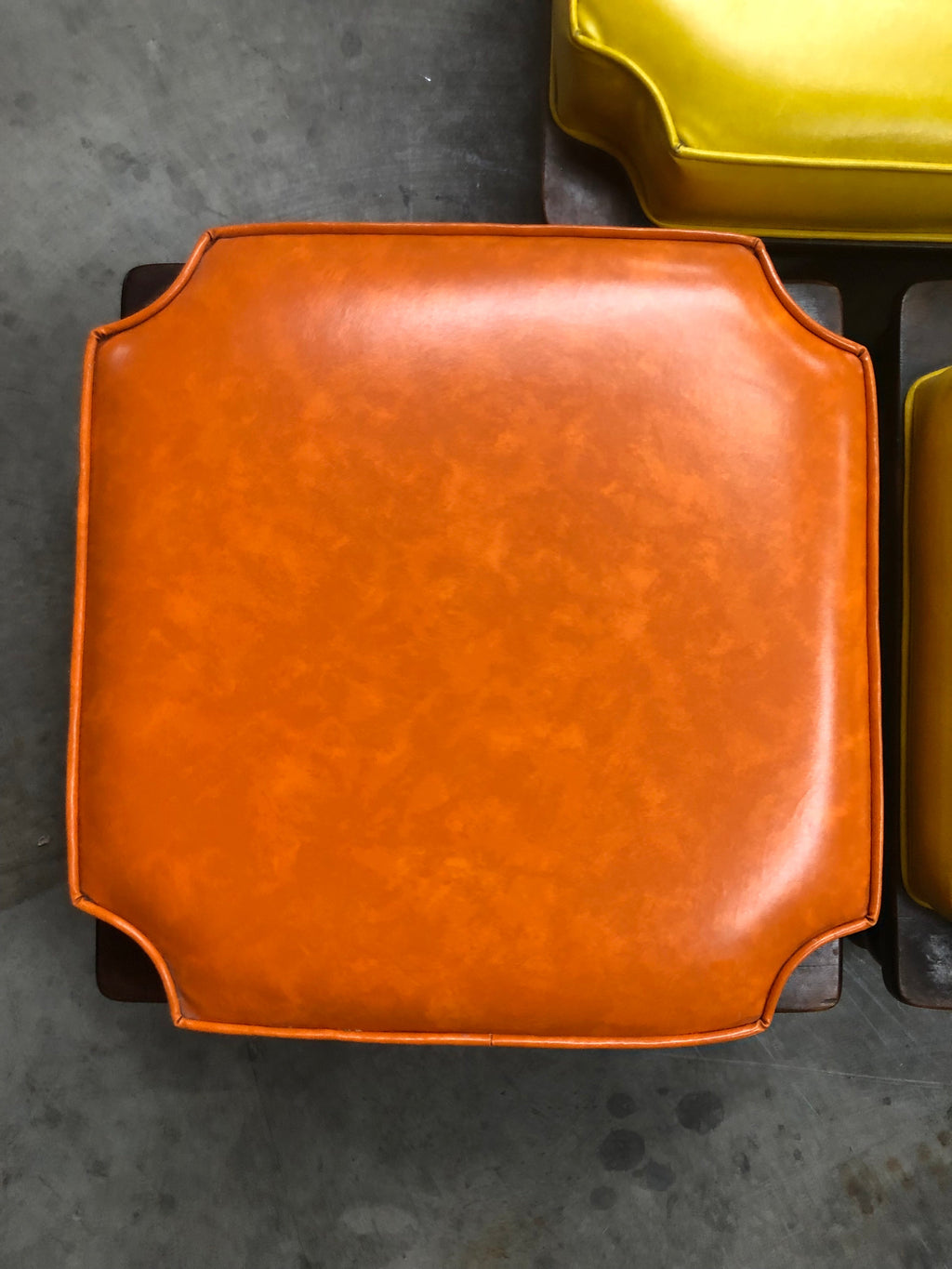 Vintage 1960s Ethan Allen Stacking Stools- Set of 3