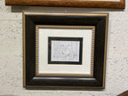 Framed Pen & Ink Drawing by R.G. Serrano, 2007, Original