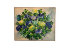 Vintage MCM Framed Floral Still Life Painting by J. Allen Boucher