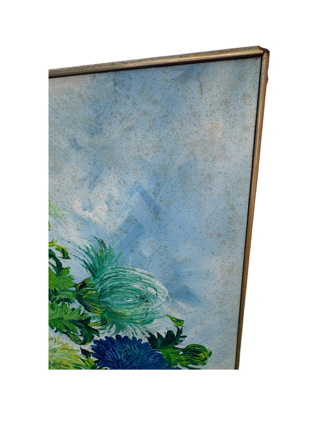Vintage MCM Framed Floral Still Life Painting by J. Allen Boucher