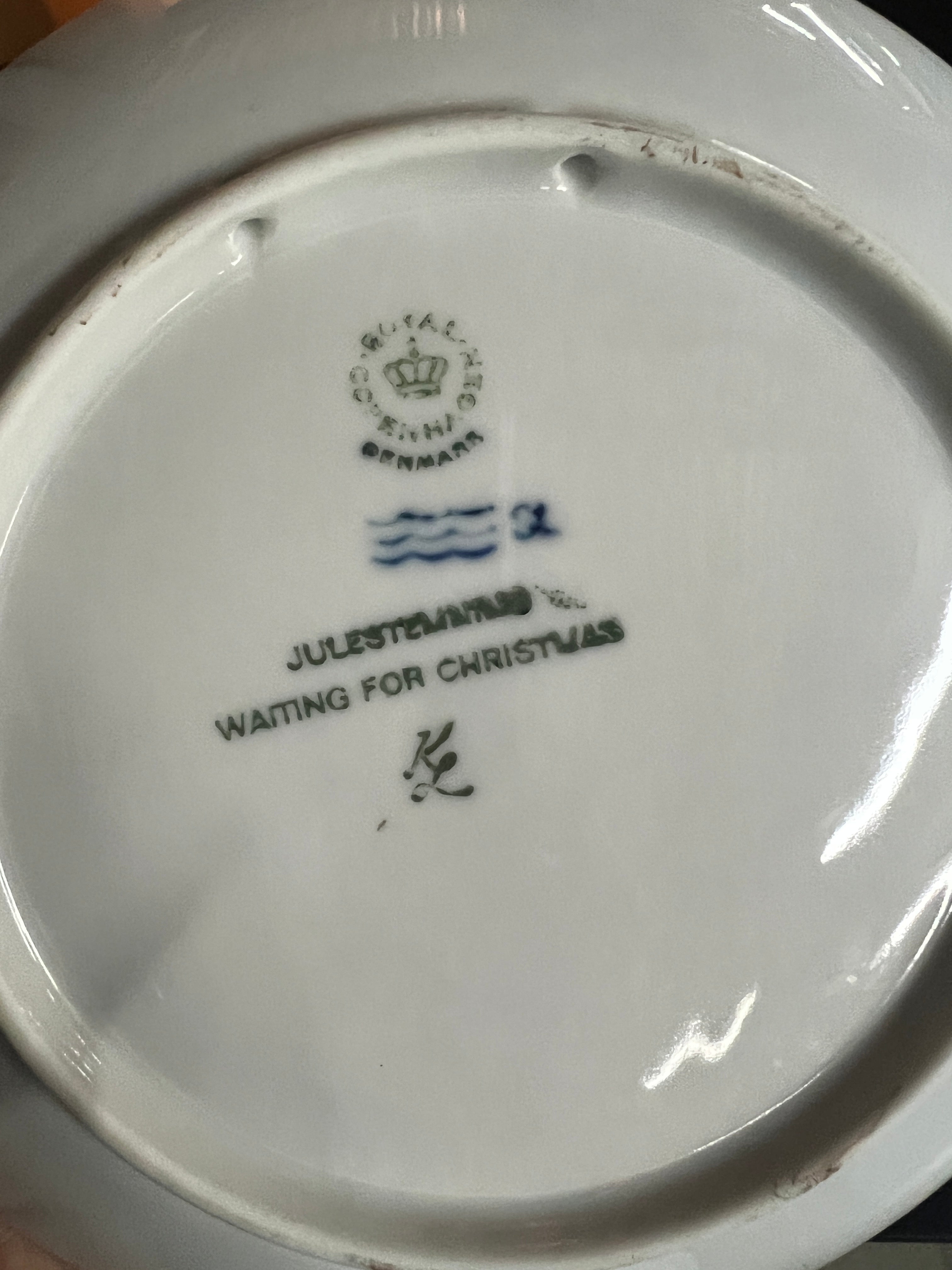 Royal Copenhagen Vintage Christmas Collectors Plates 1970 - 1982