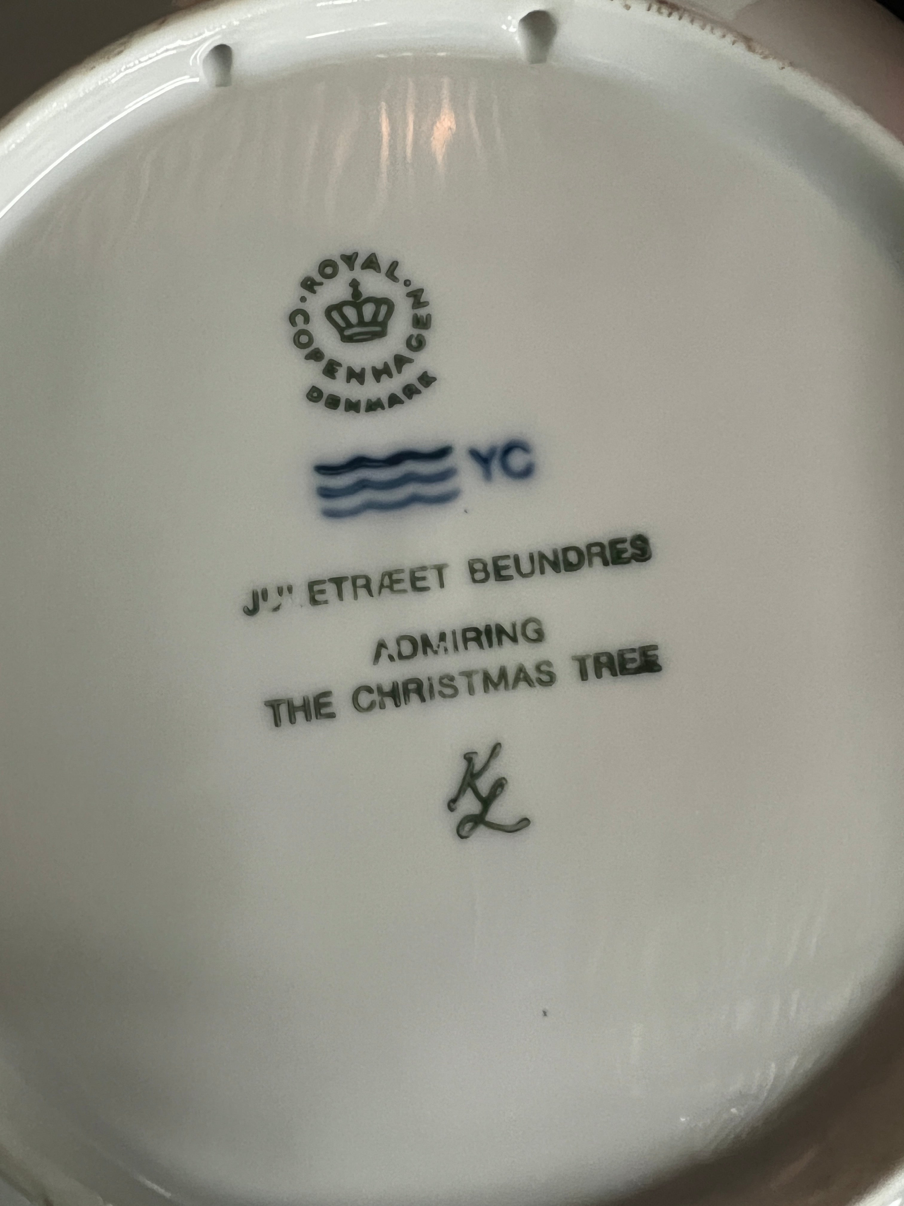 Royal Copenhagen Vintage Christmas Collectors Plates 1970 - 1982