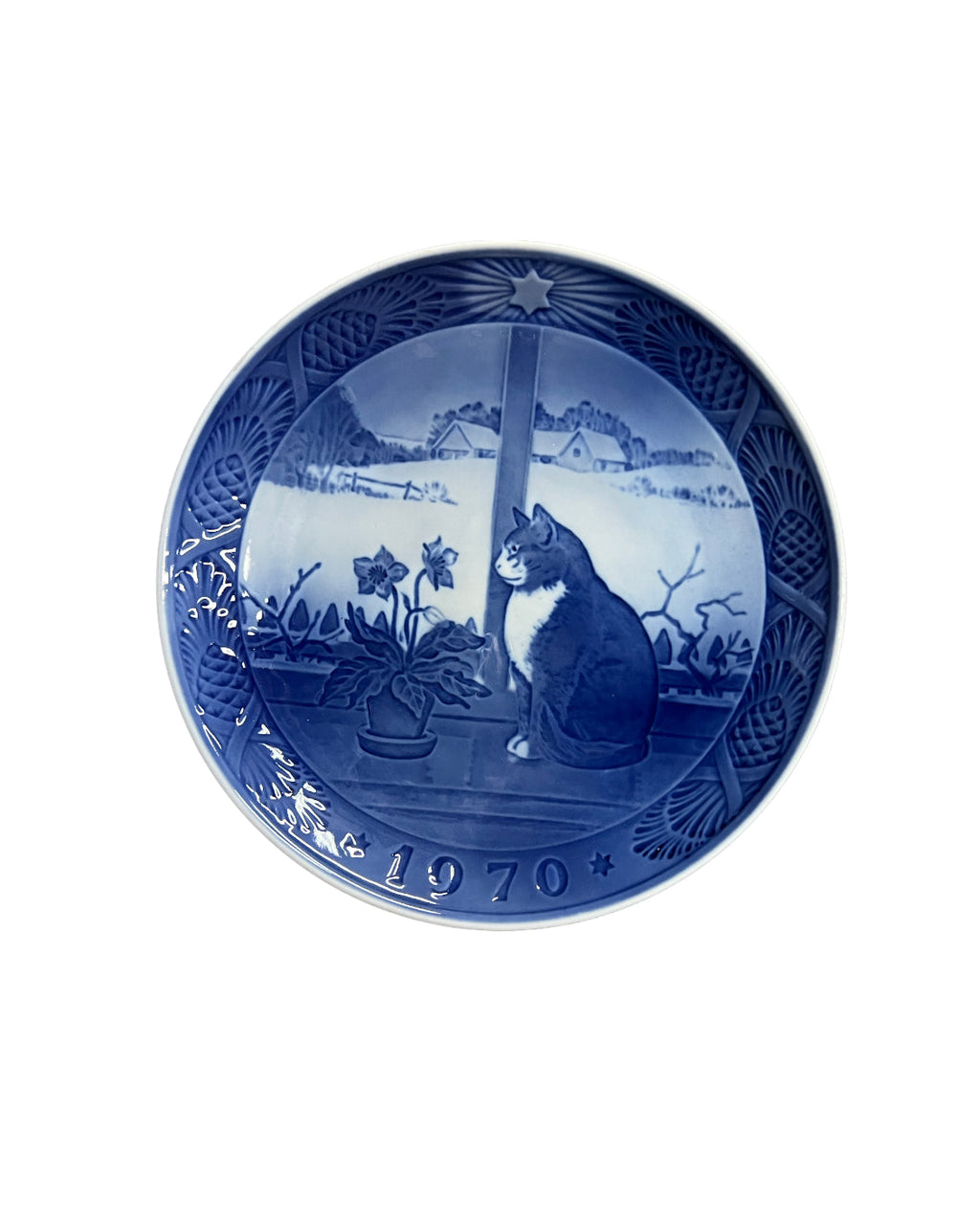 Royal Copenhagen Vintage Christmas Collectors Plates 1970 - 1982