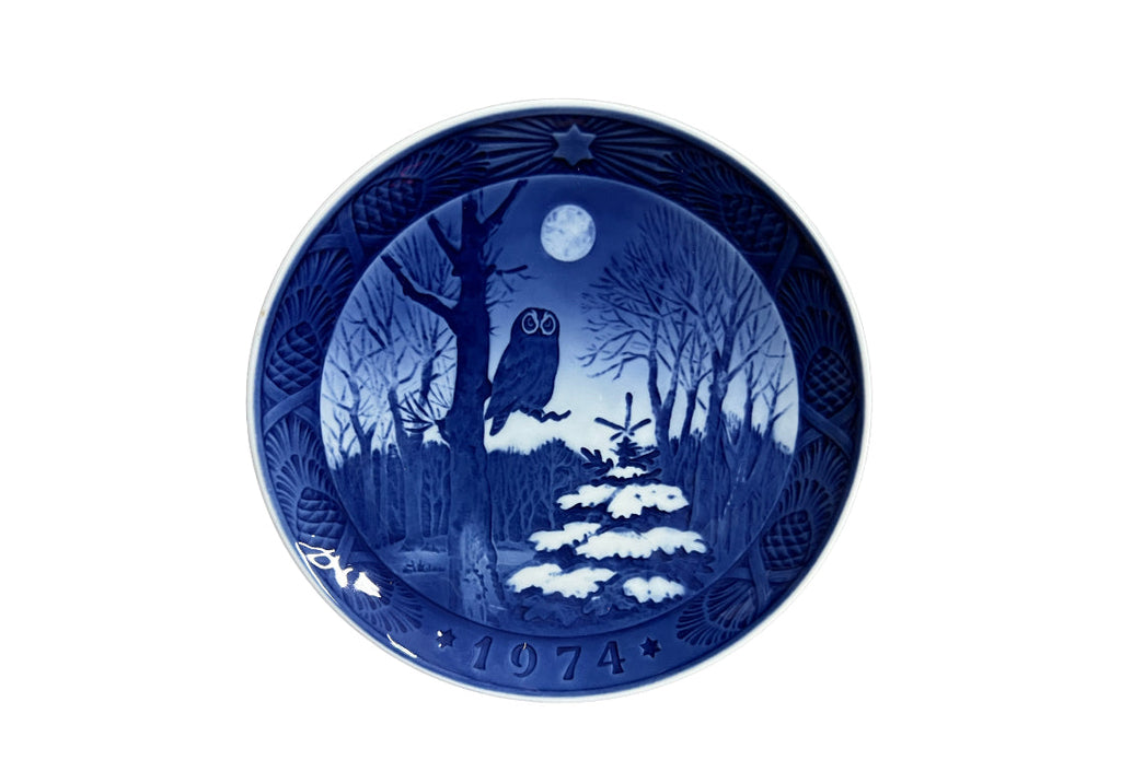 Royal Copenhagen Vintage Christmas Collectors Plates 1970 - 1982