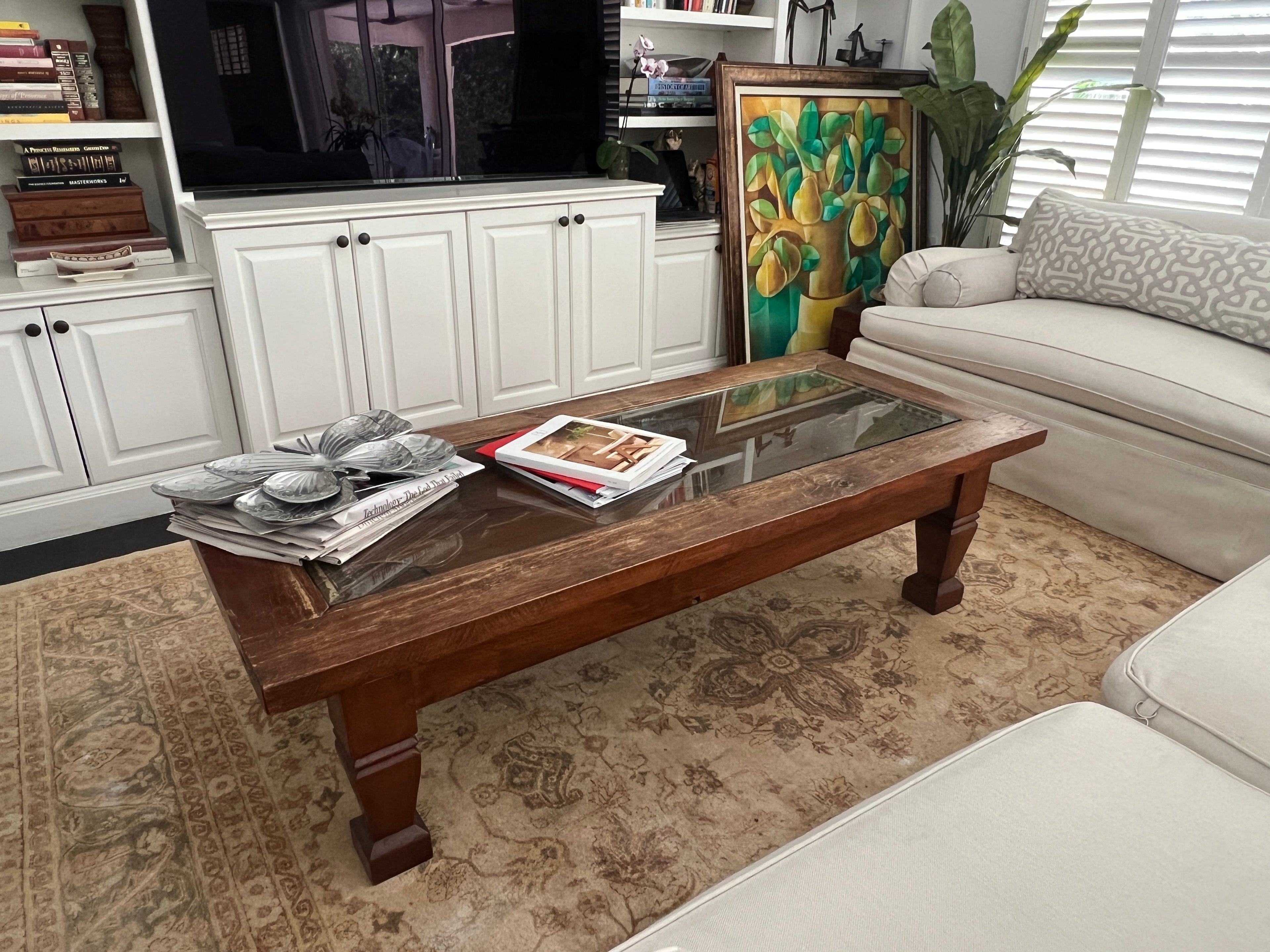 Indonesian Coffee Table - Reclaimed Wood