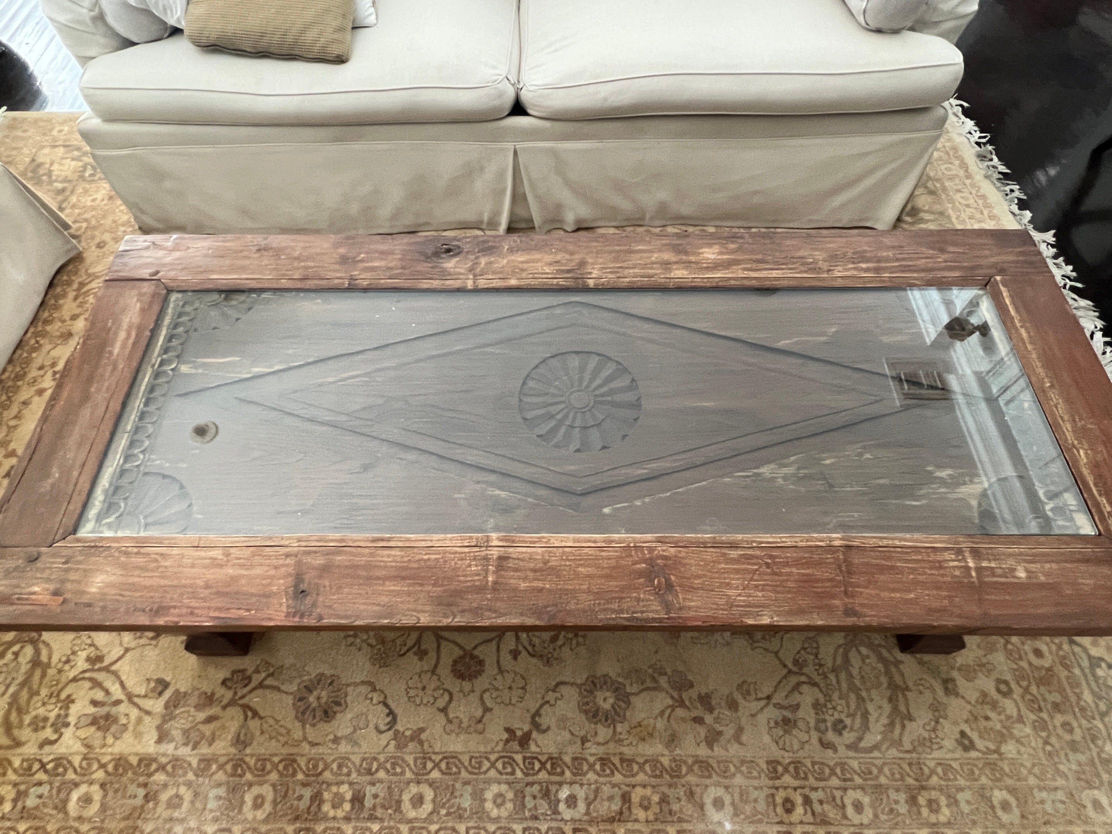 Indonesian Coffee Table - Reclaimed Wood