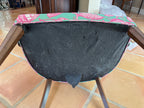 Antique Palm Beach Chic Upholstered Accent Chair