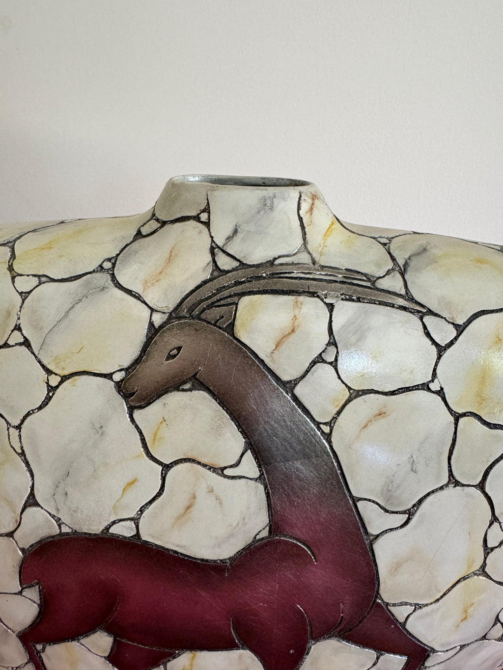 James Tower Signed Glazed Earthenware Vessel / Vase