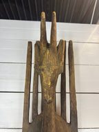 Vintage Hand Carved African Tribal Mask