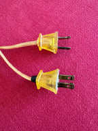 1990s Vintage Bohemia Crystal Table Lamps - Set of Two