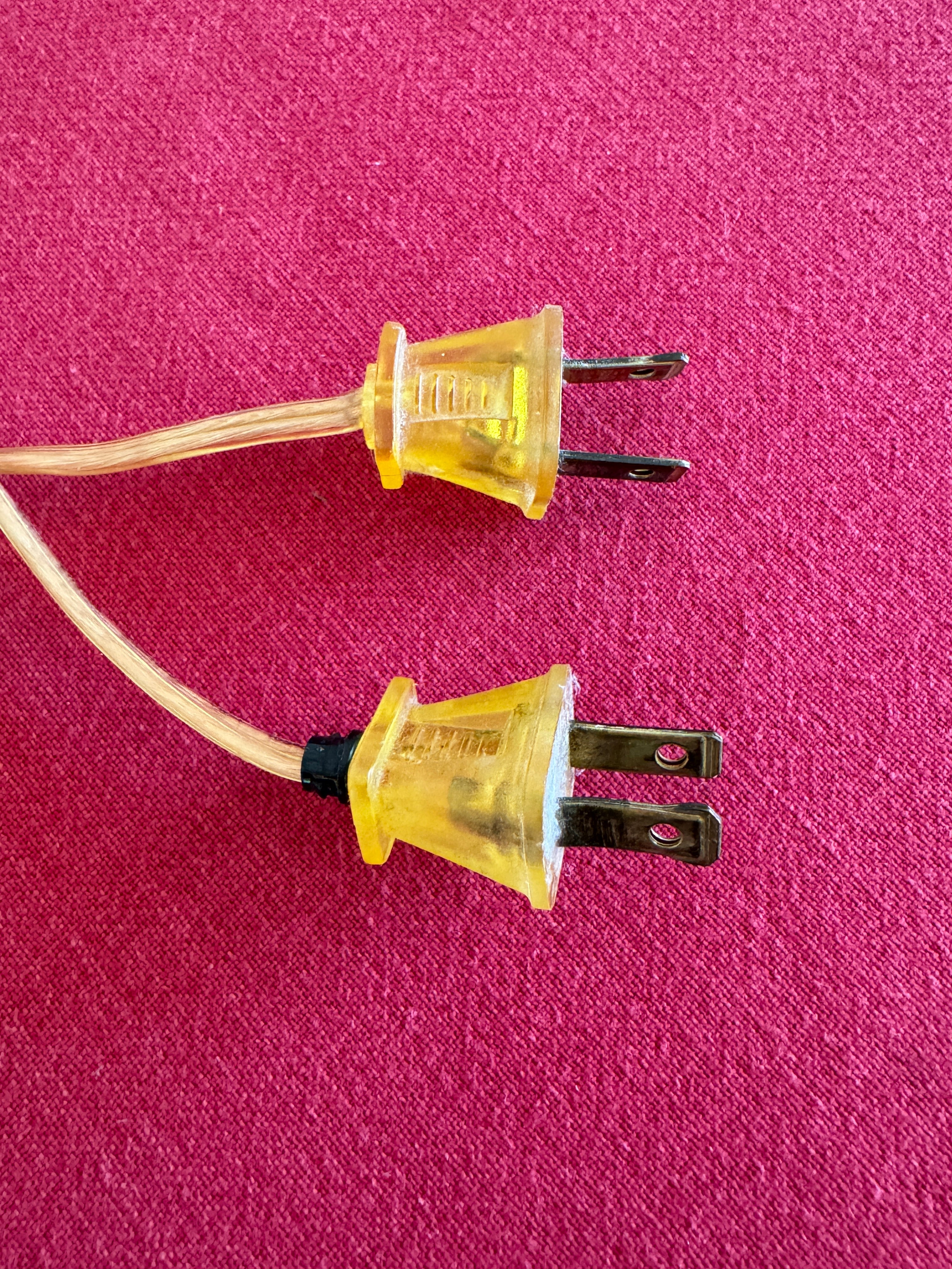 1990s Vintage Bohemia Crystal Table Lamps - Set of Two