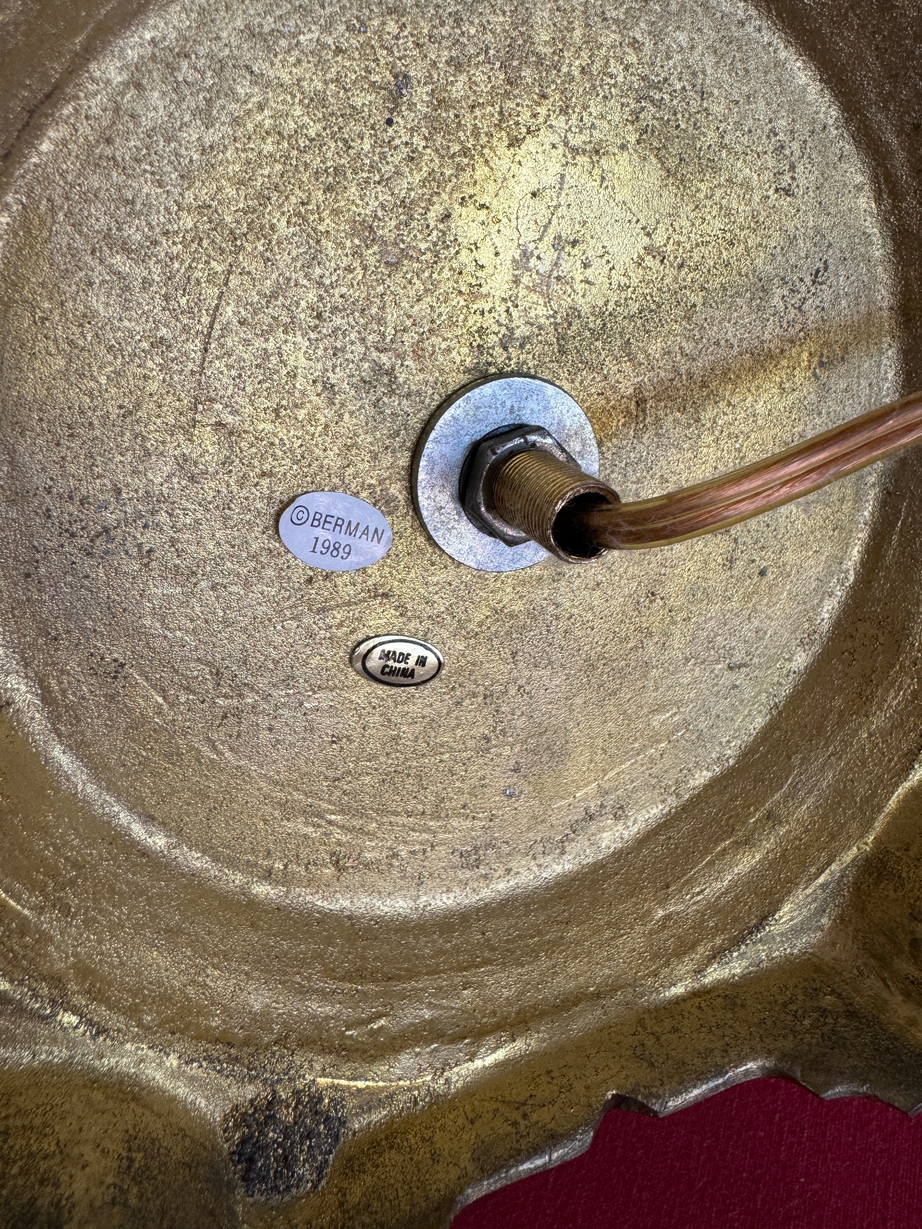 1990s Vintage Bohemia Crystal Table Lamps - Set of Two