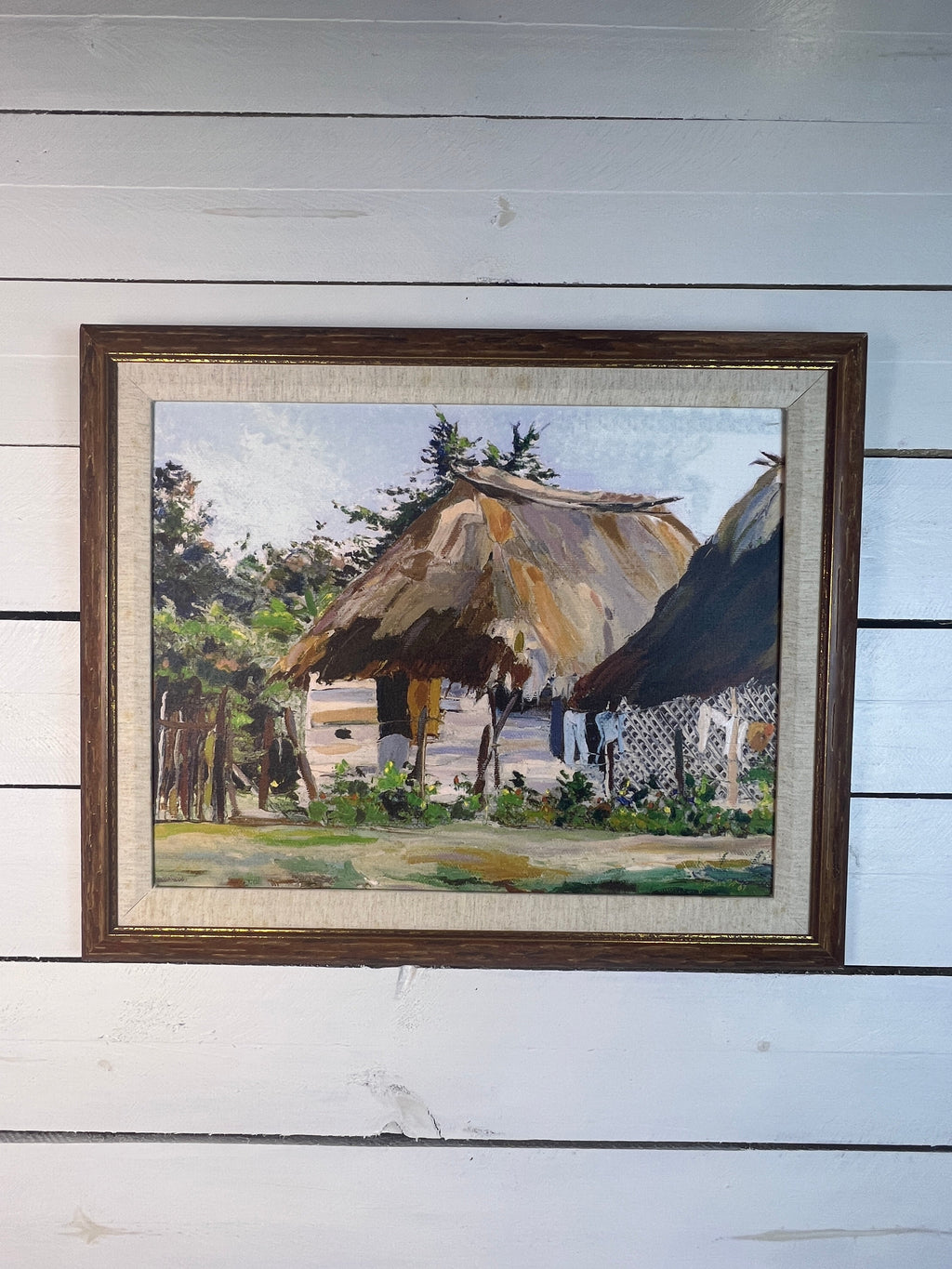 Agustin Gainza Rural Series Hut Painting Giclee Reproduction, 2001