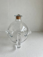 Pig Shaped Glass Decanter Pitcher Liquor Dispenser