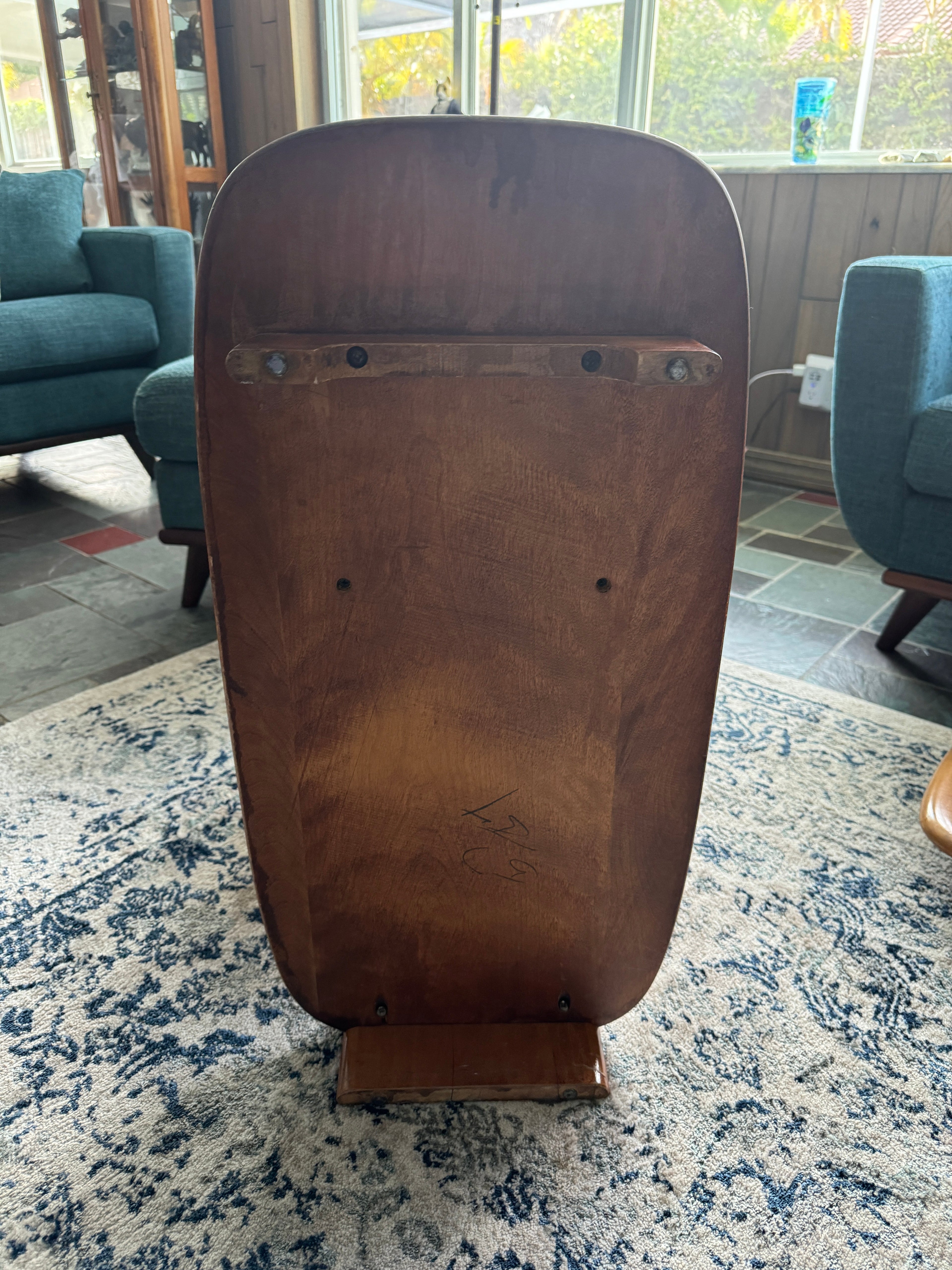 Vintage 1940s Heywood-Wakefield Three-Tier Surfboard End Tables, Model C3753