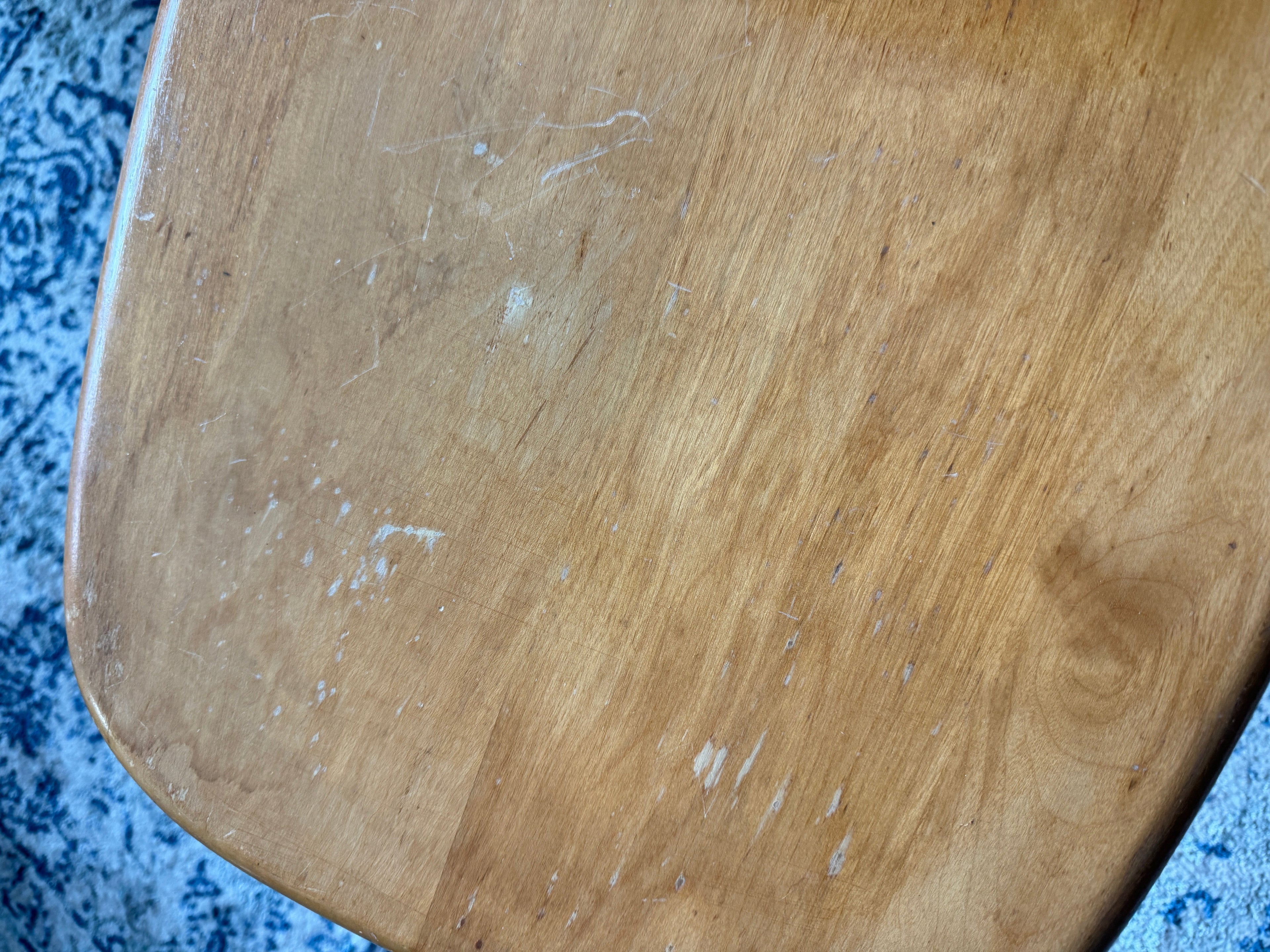 Vintage 1940s Heywood-Wakefield Three-Tier Surfboard End Tables, Model C3753