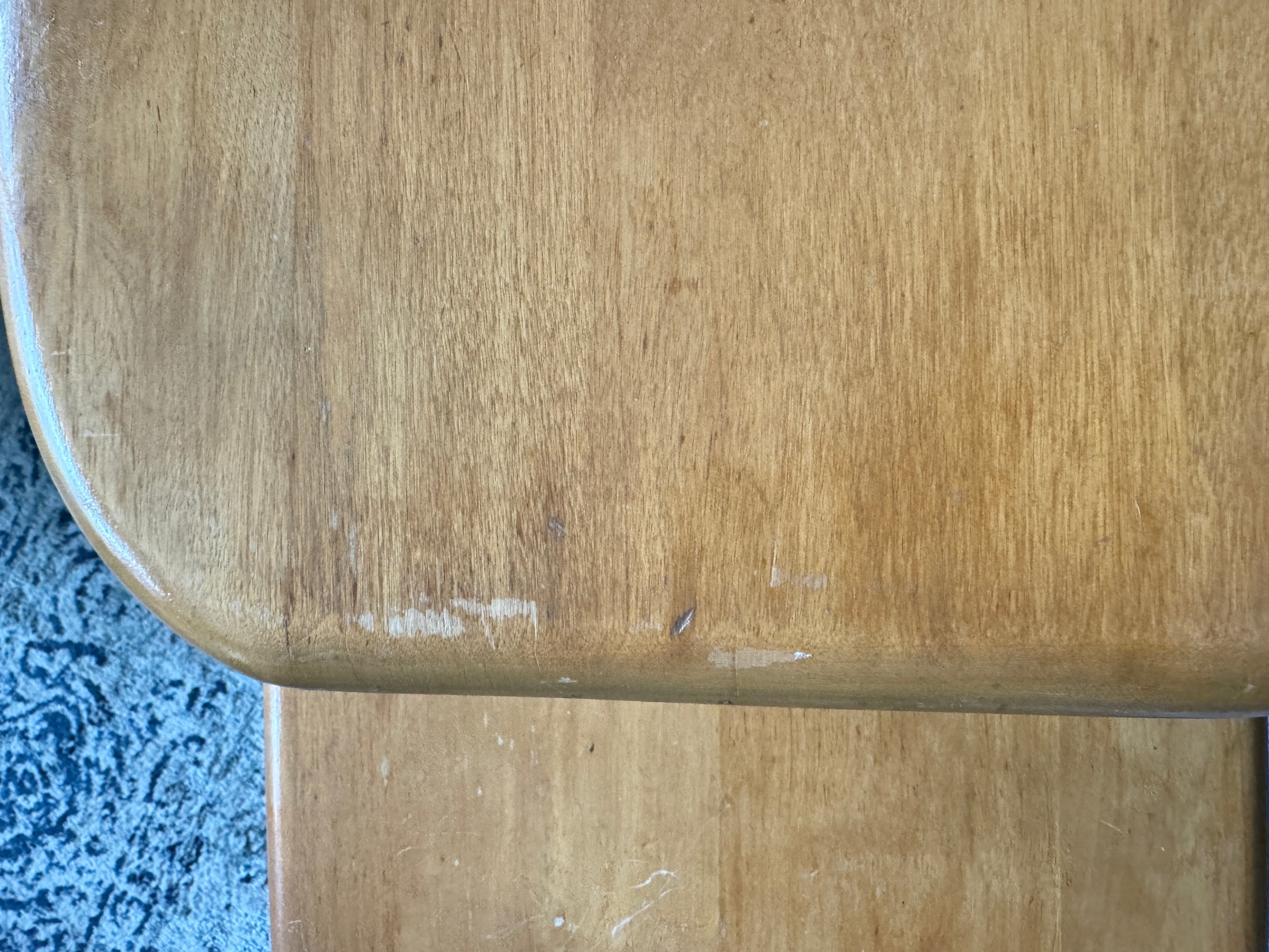 Vintage 1940s Heywood-Wakefield Three-Tier Surfboard End Tables, Model C3753