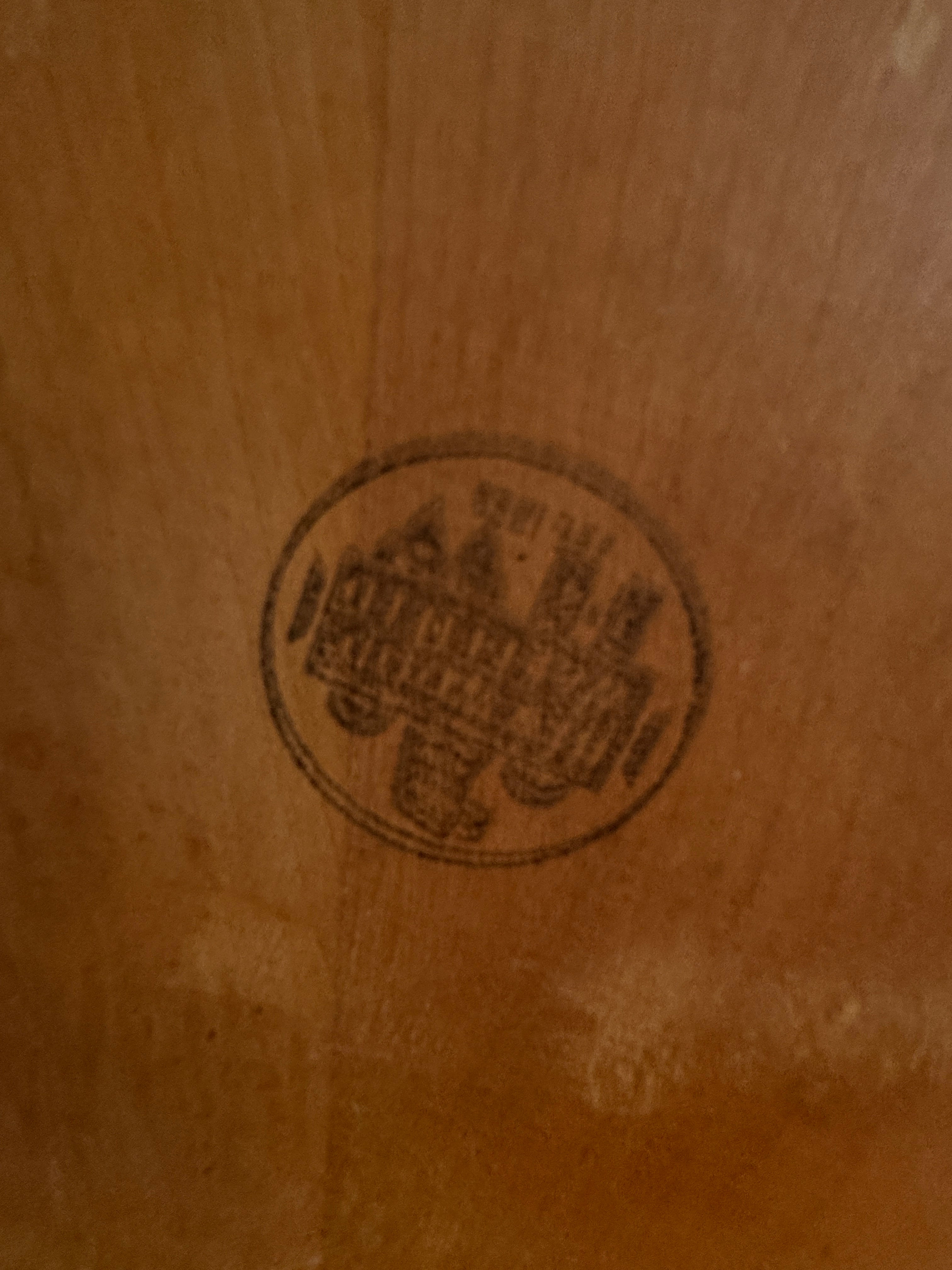 Vintage 1940s Heywood-Wakefield Three-Tier Surfboard End Tables, Model C3753