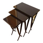 Christopher Guy Nesting Tables With Camelia Petal Detailing - Set of 3