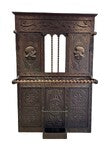 Entrance Hall Tree/Coat Rack/Umbrella Stand – 19th Century French Gothic Revival