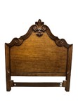 Century Furniture Queen Size Bedframe with Attached Ruffled Skirt