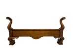 Century Furniture Queen Size Bedframe with Attached Ruffled Skirt