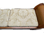 Vintage 1980s Custom Made Biedermeier Style Bench