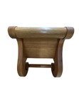 Vintage 1980s Custom Made Biedermeier Style Bench