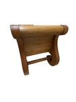 Vintage 1980s Custom Made Biedermeier Style Bench