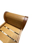 Vintage 1980s Custom Made Biedermeier Style Bench