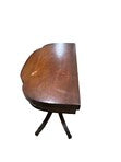 Early 1900s Duncan Phyfe Style Mahogany Folding Game Table with Brass Claw Feet