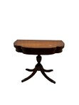 Early 1900s Duncan Phyfe Style Mahogany Folding Game Table with Brass Claw Feet