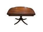 Early 1900s Duncan Phyfe Style Mahogany Folding Game Table with Brass Claw Feet