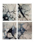Series of 4 Original Abstract Paintings on Canvas by Shannon Plourde – South Carolina