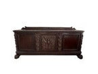 Victorian Carved Walnut Clawfoot Buffet Sideboard Credenza - Zipfel Furniture
