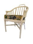 Vintage 1960s Maguire Style Rattan Arm Chair