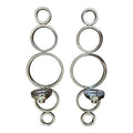Global Views Progressive Ring Sconce - Silver Nickel Finish - Set of 2