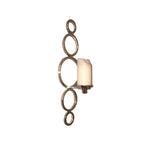 Global Views Progressive Ring Sconce - Silver Nickel Finish - Set of 2