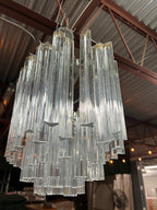 Italian Murano Glass Oval Chandelier