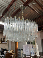 Italian Murano Glass Oval Chandelier