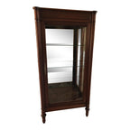 Portuguese Mahogany Vitrine Display Cabinet